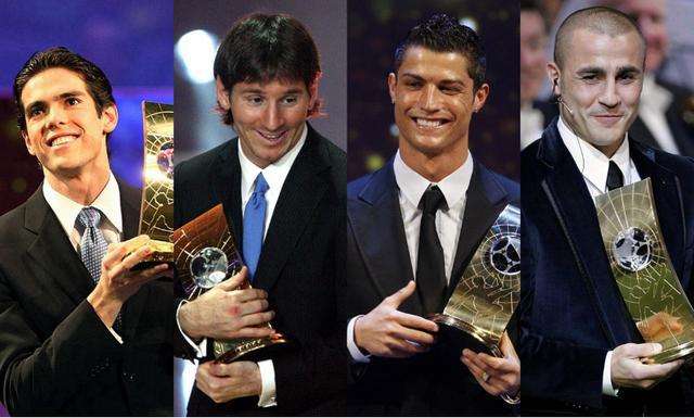 世界足球先生和欧洲金球奖的区别,世界足球先生和金球奖哪个贵重