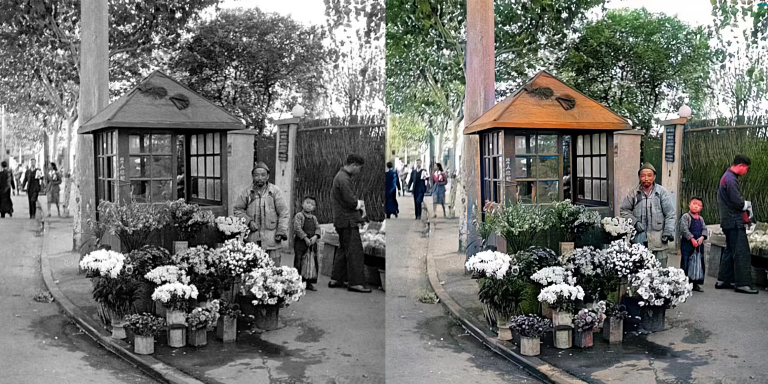 90年代曾经的成都,十年前成都的街头