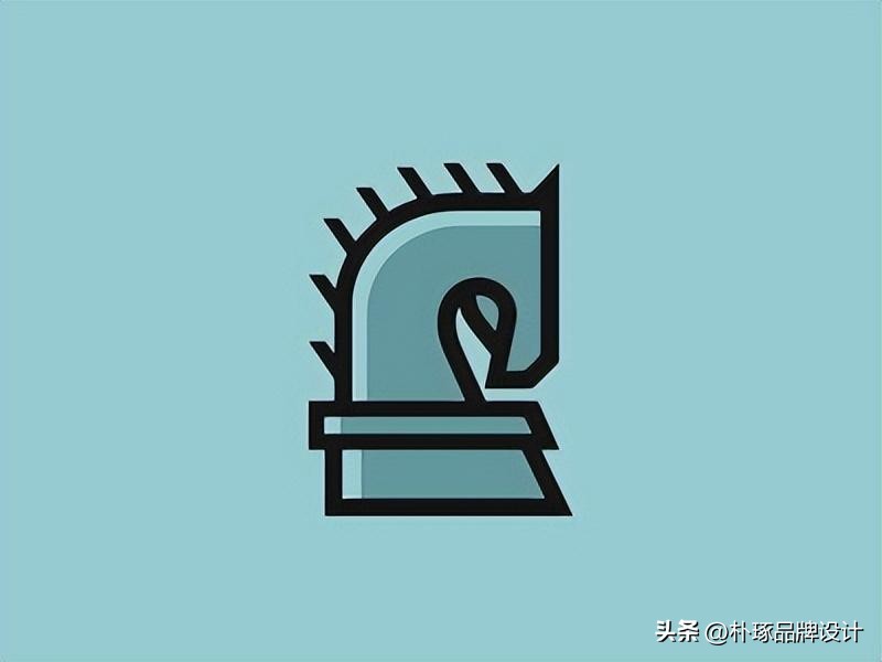 策马奔腾一马当先,马元素创意企业logo