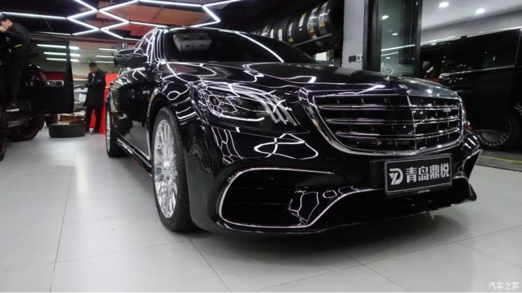 奔驰amggt63s升级先行版包围,奔驰amgc63改装外观