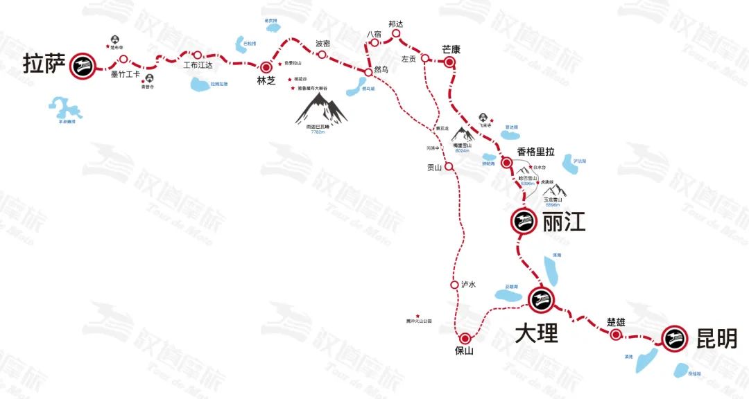 进藏318和出藏317路线,从北京出发进藏318全程路线