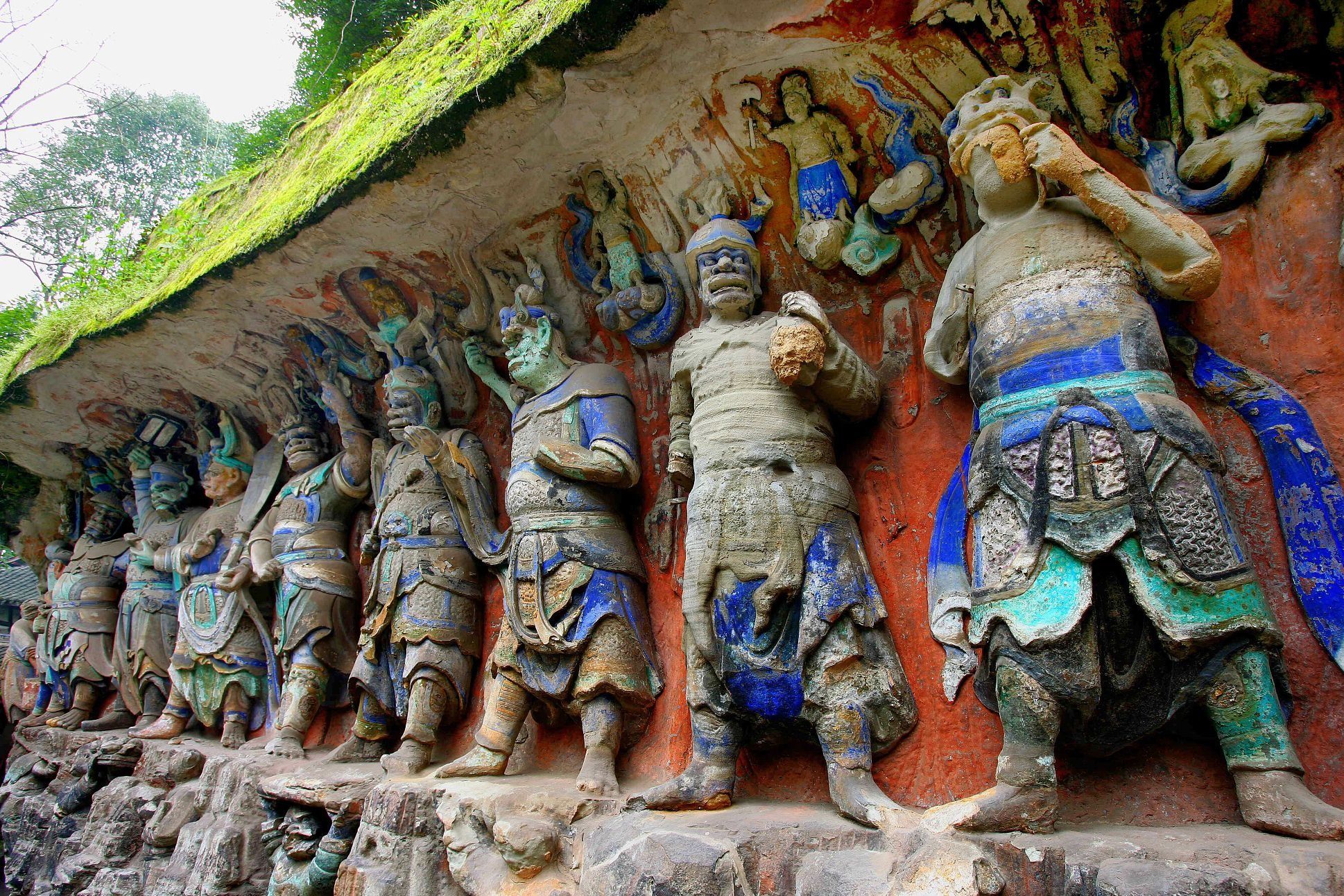 重庆旅游必去十大景点大足,旅游讲解重庆大足石刻