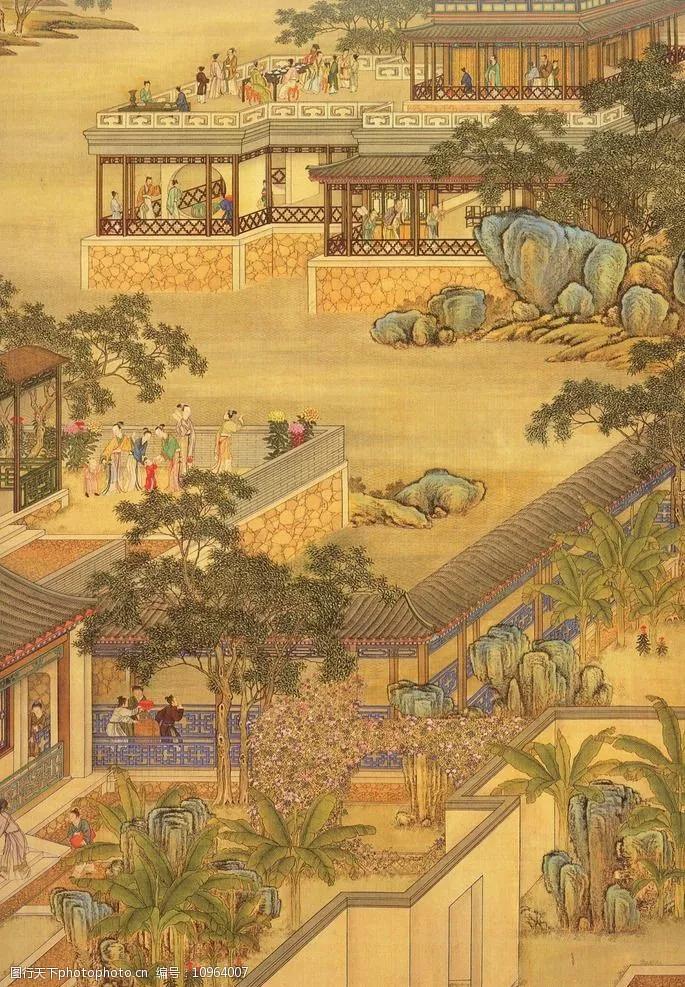 花鸟山水古画图片大全,中国名画山水画花鸟画