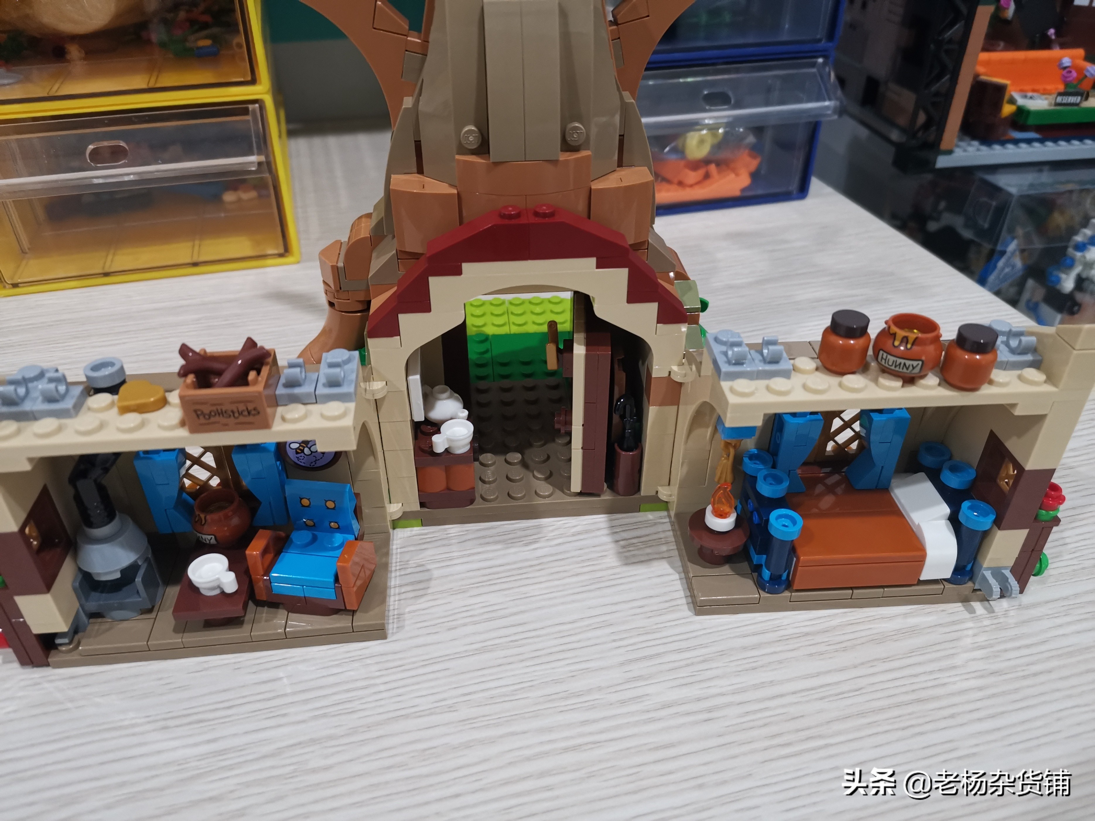 LEGOIEDAS系列21326超萌超好玩的小熊维尼树屋开箱评测