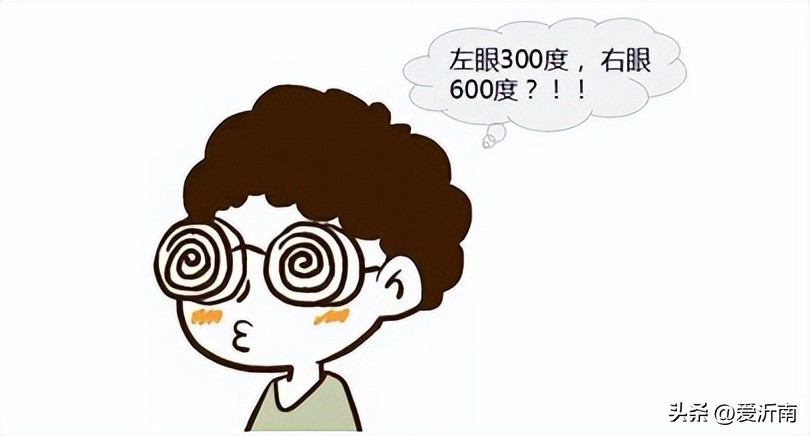 孩子两只眼睛度数相差100度,左右眼度数相差100