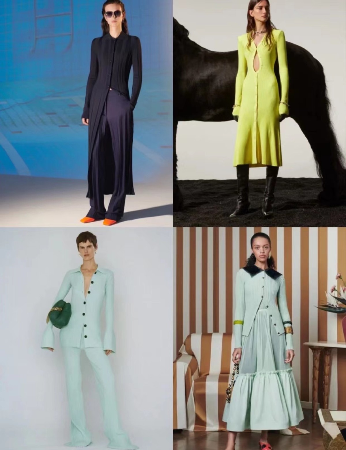 今年夏天不要规规矩矩的穿针织衫了！大胆的露肤穿，秒变性感辣妹