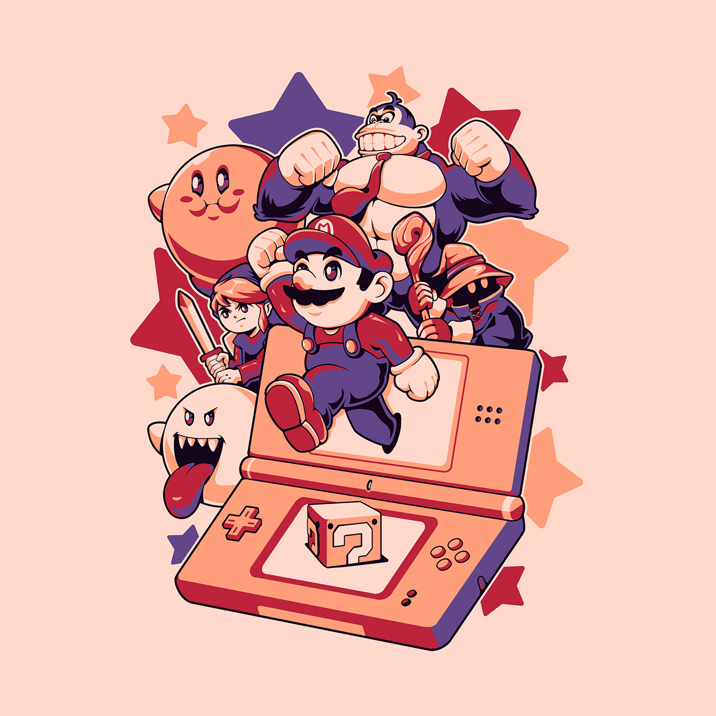 【插画欣赏】这样的潮流T袖插画，好想买！