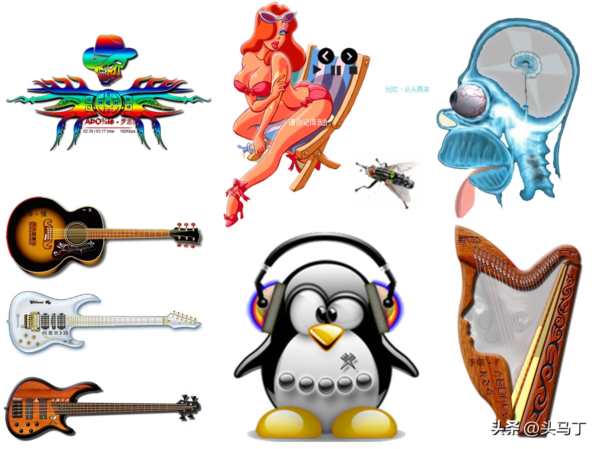 音乐*放播**器XionAudioPlayer，百变肌肤，怀旧情怀