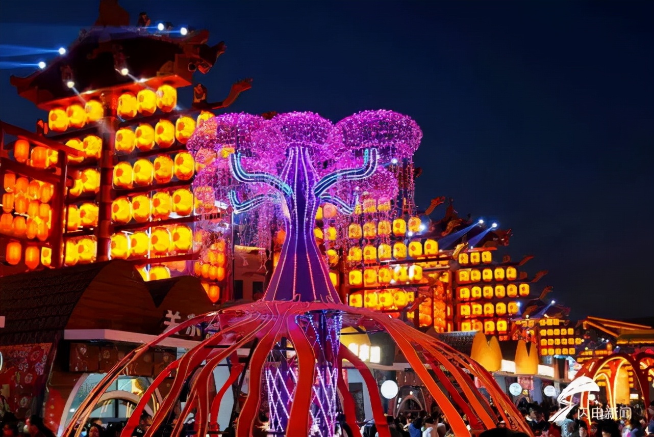 西安大唐不夜城网红风景,大唐不夜城网红景区