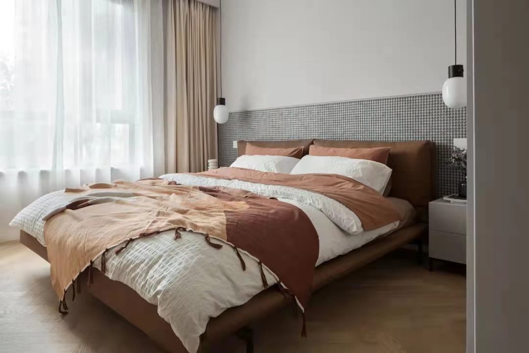 纯色窗帘好看还是配色窗帘好看,客厅浅灰地砖窗帘怎么配色才好看