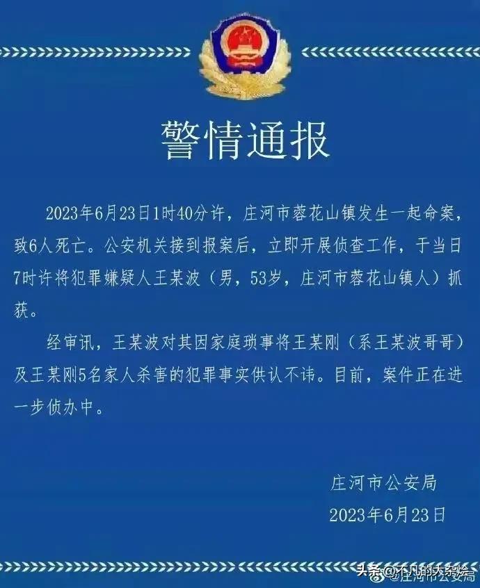 大连一家四口灭门惨案真相,大连庄河的灭门惨案