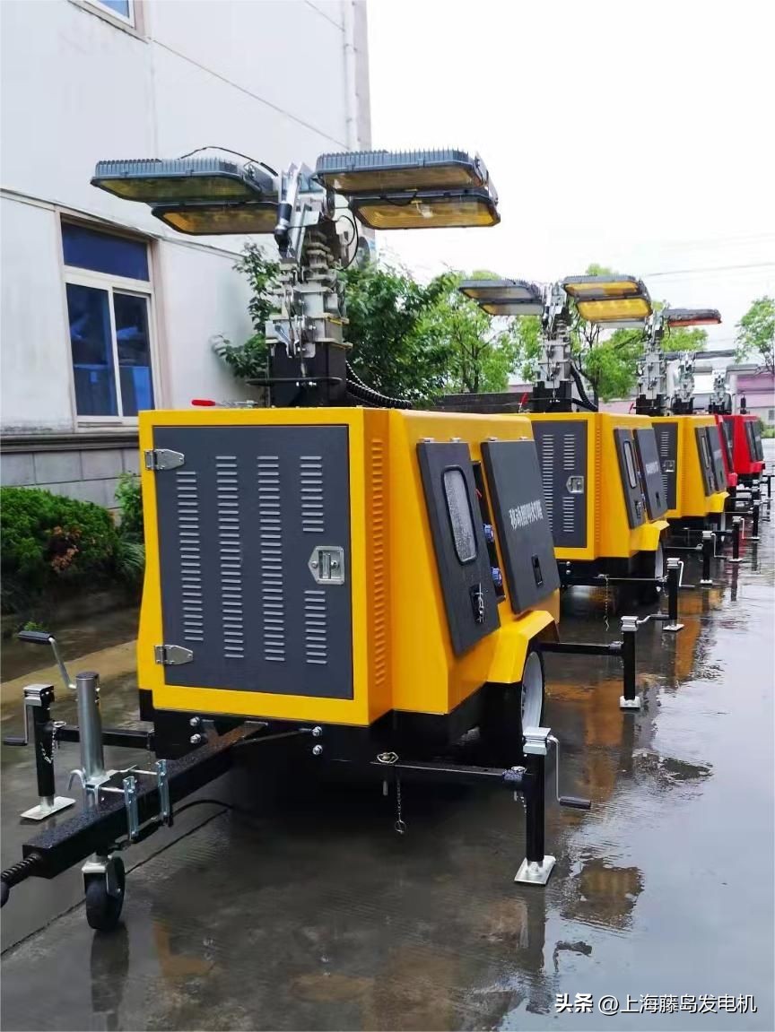 移动升降式照明灯车