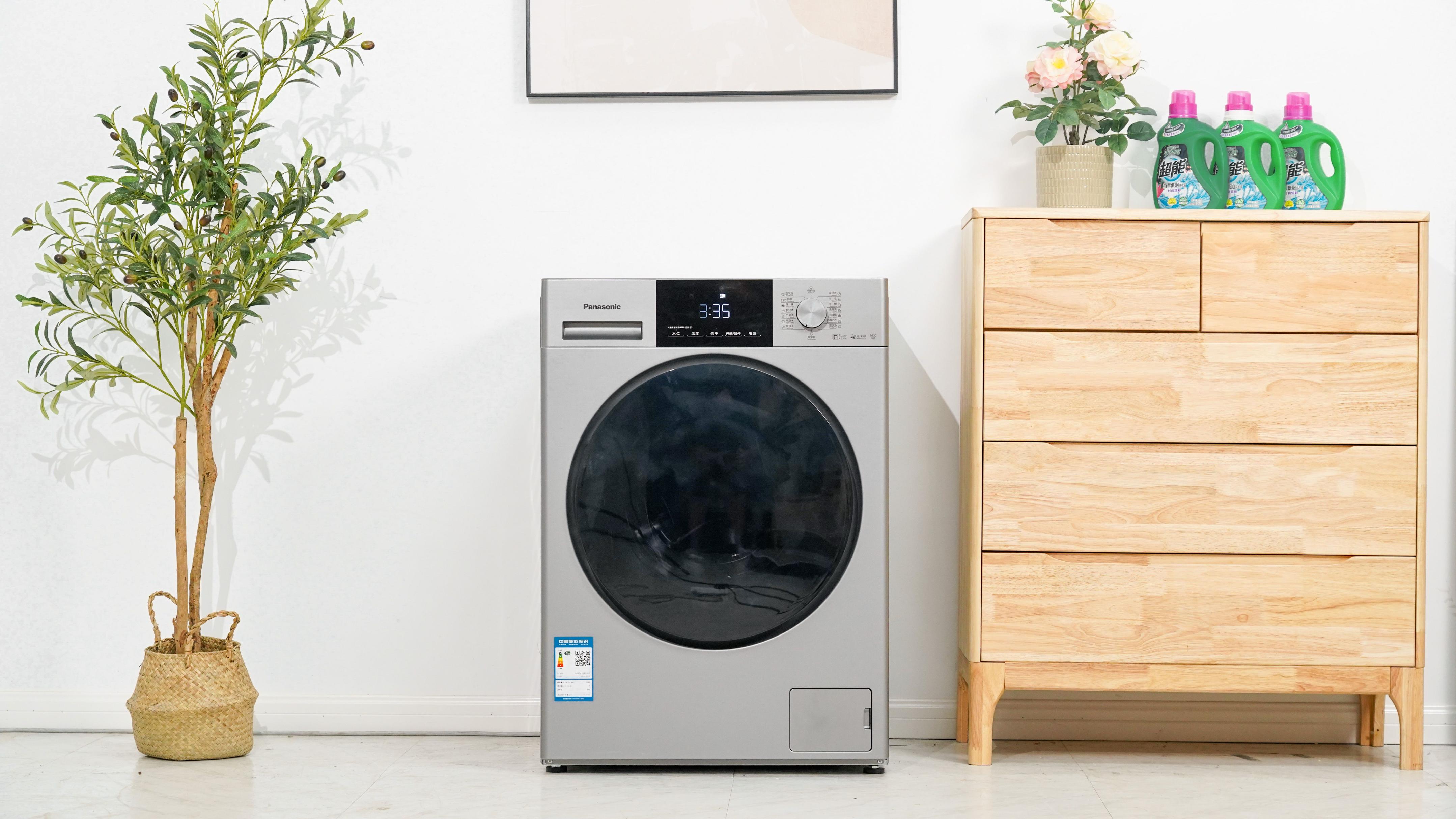 健康洗衣机洗干净衣服,松下全自动滚筒洗衣机xqg100-3n1s