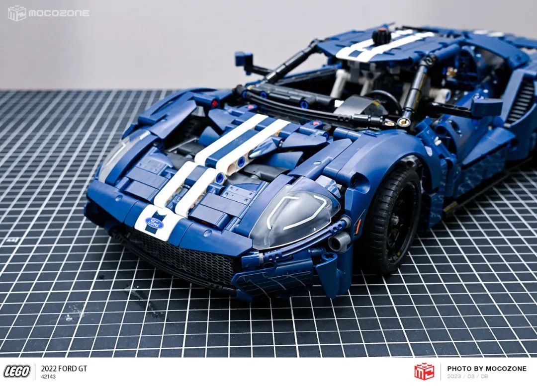 乐高积木福特gt跑车,福特gt2022