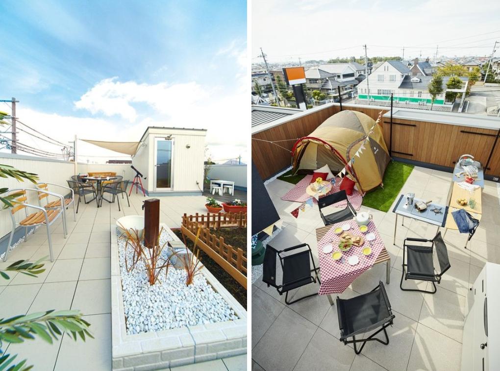 阁楼露台布置,露台抬高部分用什么做最好