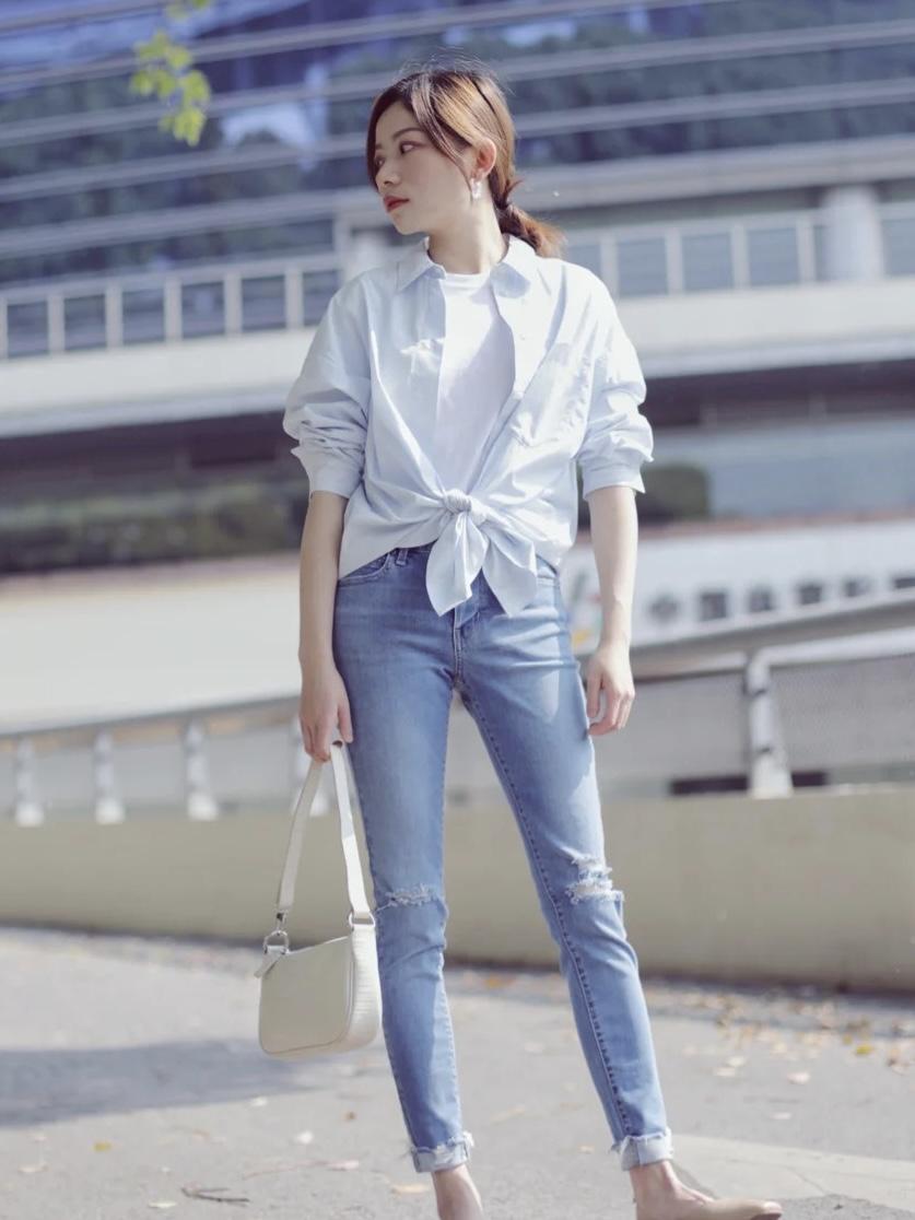 衬衫穿搭小技巧冬季,衬衫穿搭塞法