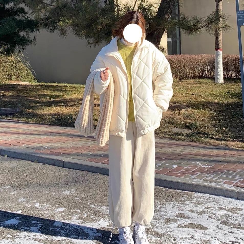 冬日棕色系两面穿棉服穿搭,搭配参考一波温暖的棉服穿搭