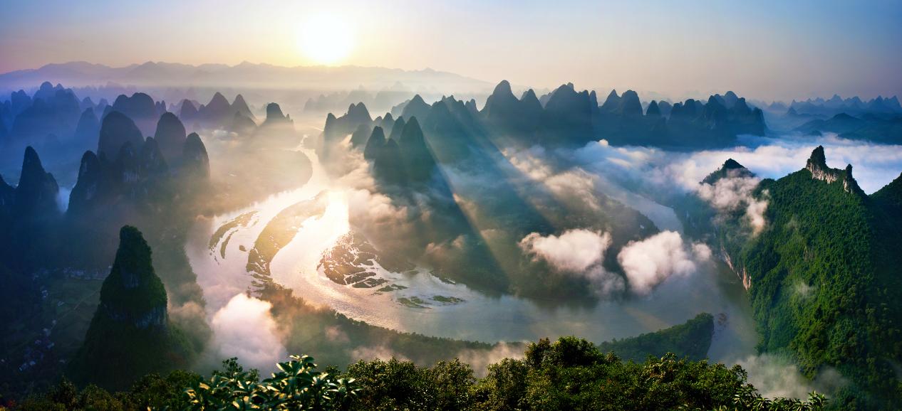 广西桂林阳朔旅游主要景点,桂林世界级旅游城市阳朔