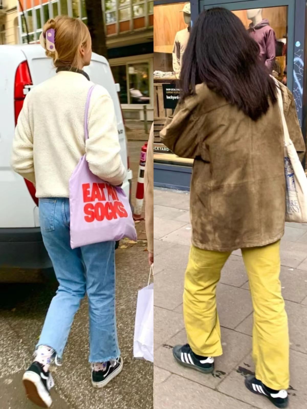 帆布包冬天搭什么外套,可爱的帆布包怎么搭配衣服