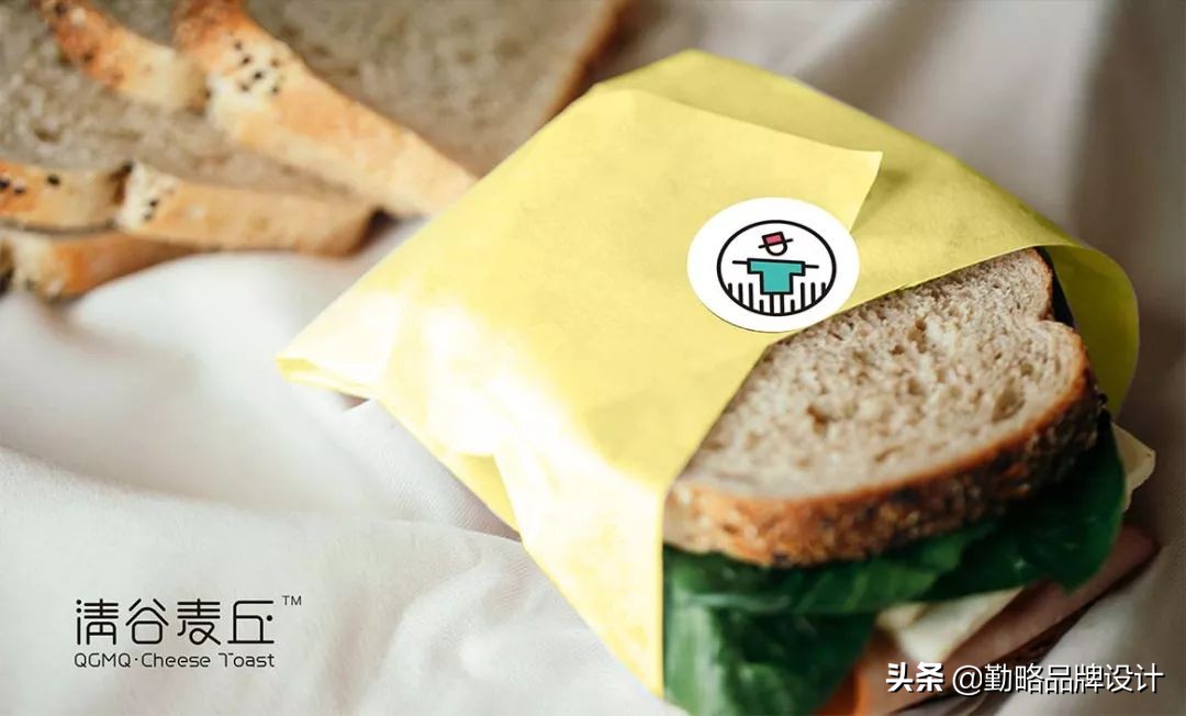 豫粮集团|清谷麦丘岩烧乳酪品牌包装设计