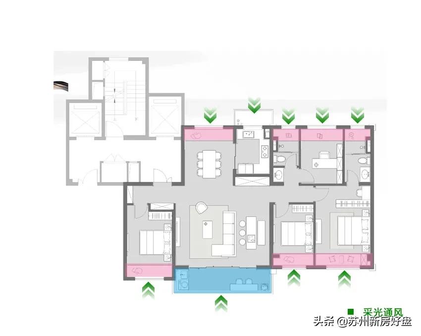 万科保利滨河湾采光,万科保利滨河湾花园区位