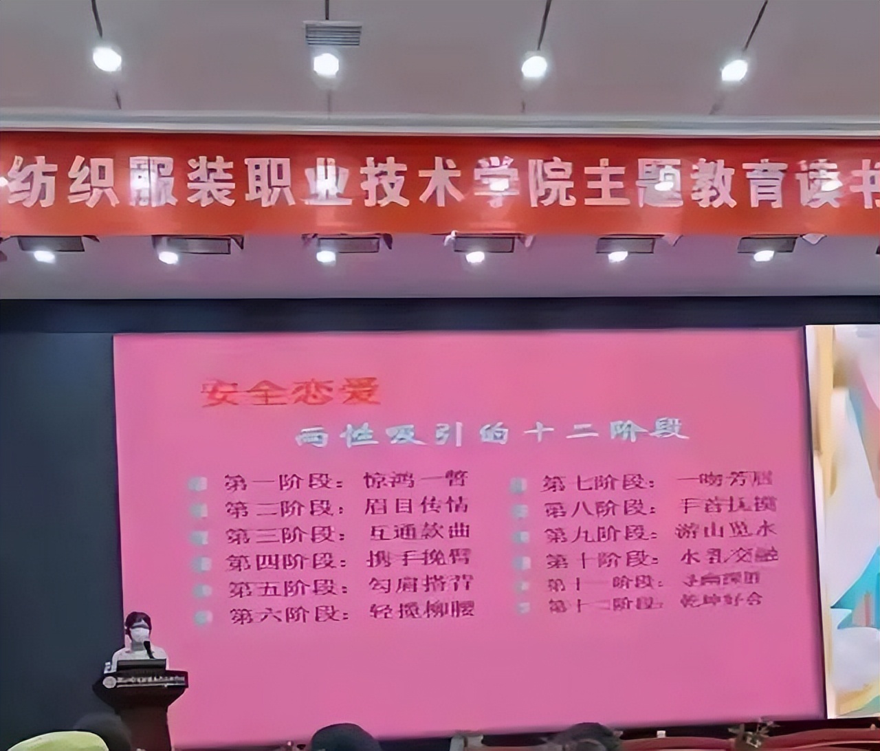 浙江一学院女生讲座,浙江一职院