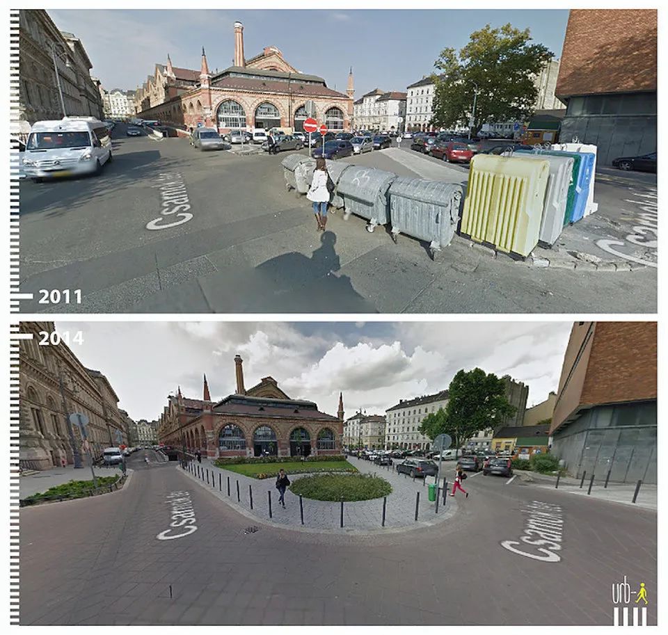 行走城市的魅力就是这么大！谷歌街景里50个公共空间改造前后对比