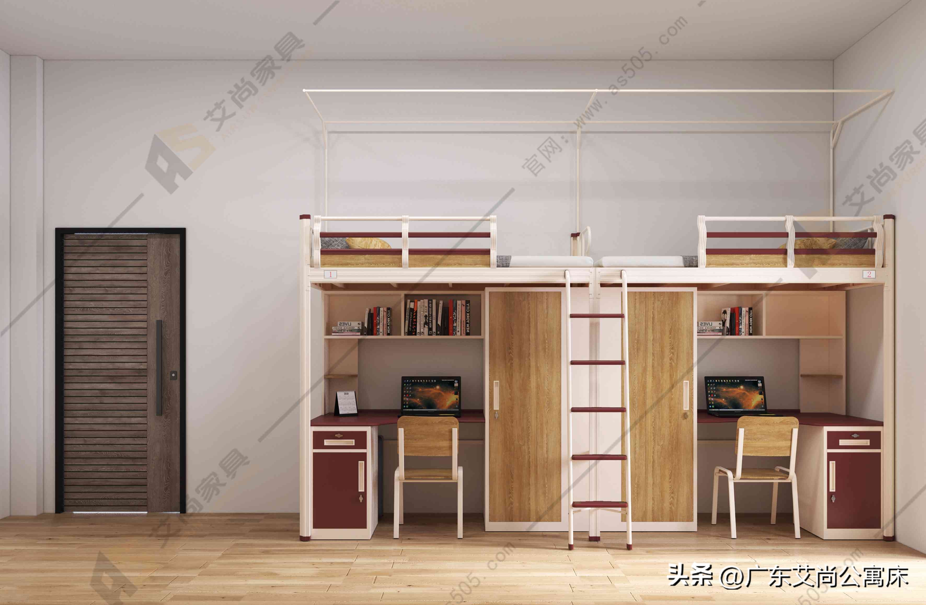 定制床款式图片有尺寸,学生宿舍床上桌买多少尺寸的合适