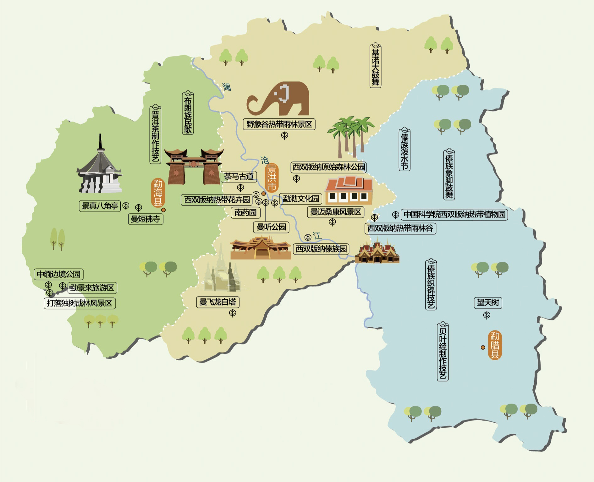 西双版纳告庄游玩项目,西双版纳告庄旅游攻略必去景点