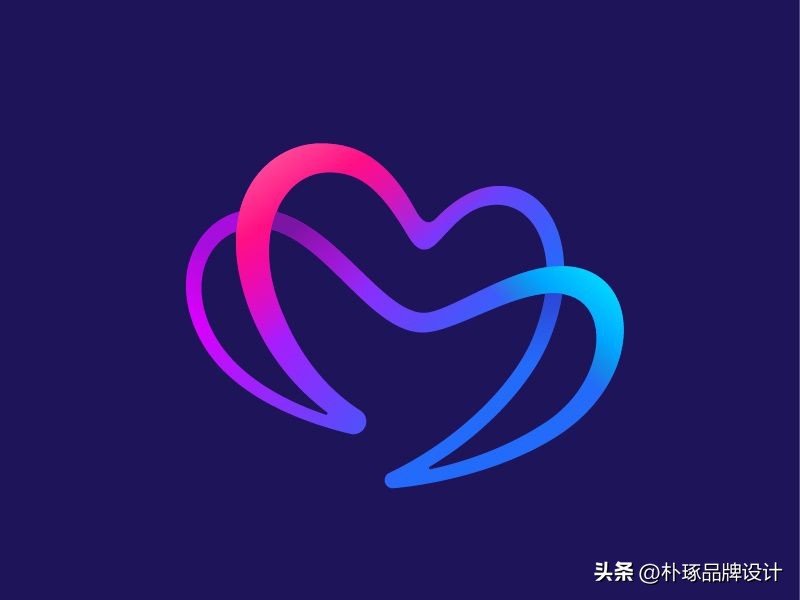 几何抽象标志logo设计,标志的构成元素logo