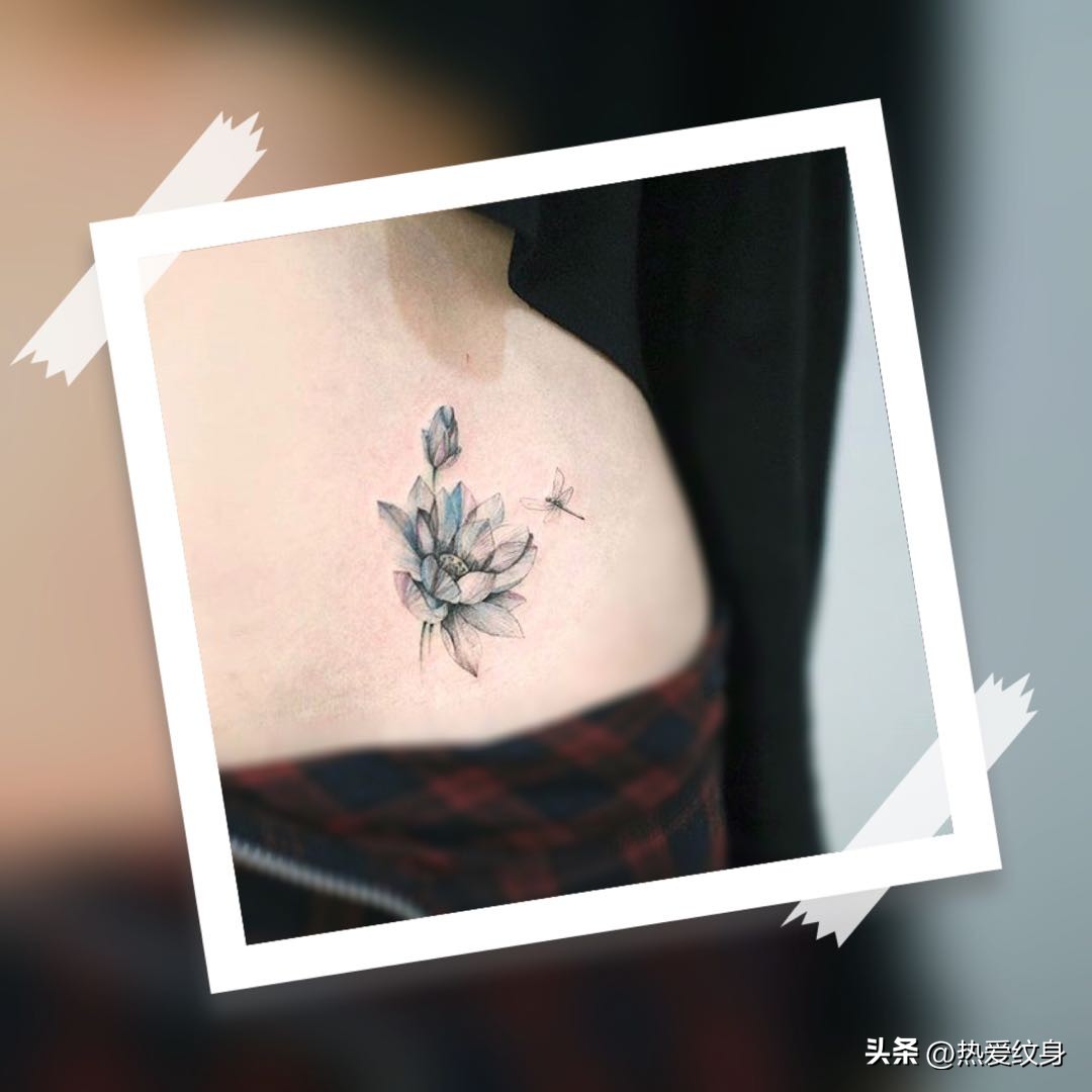 纹身就像你心中的一朵花,纹身像种在你内心深处的一朵花