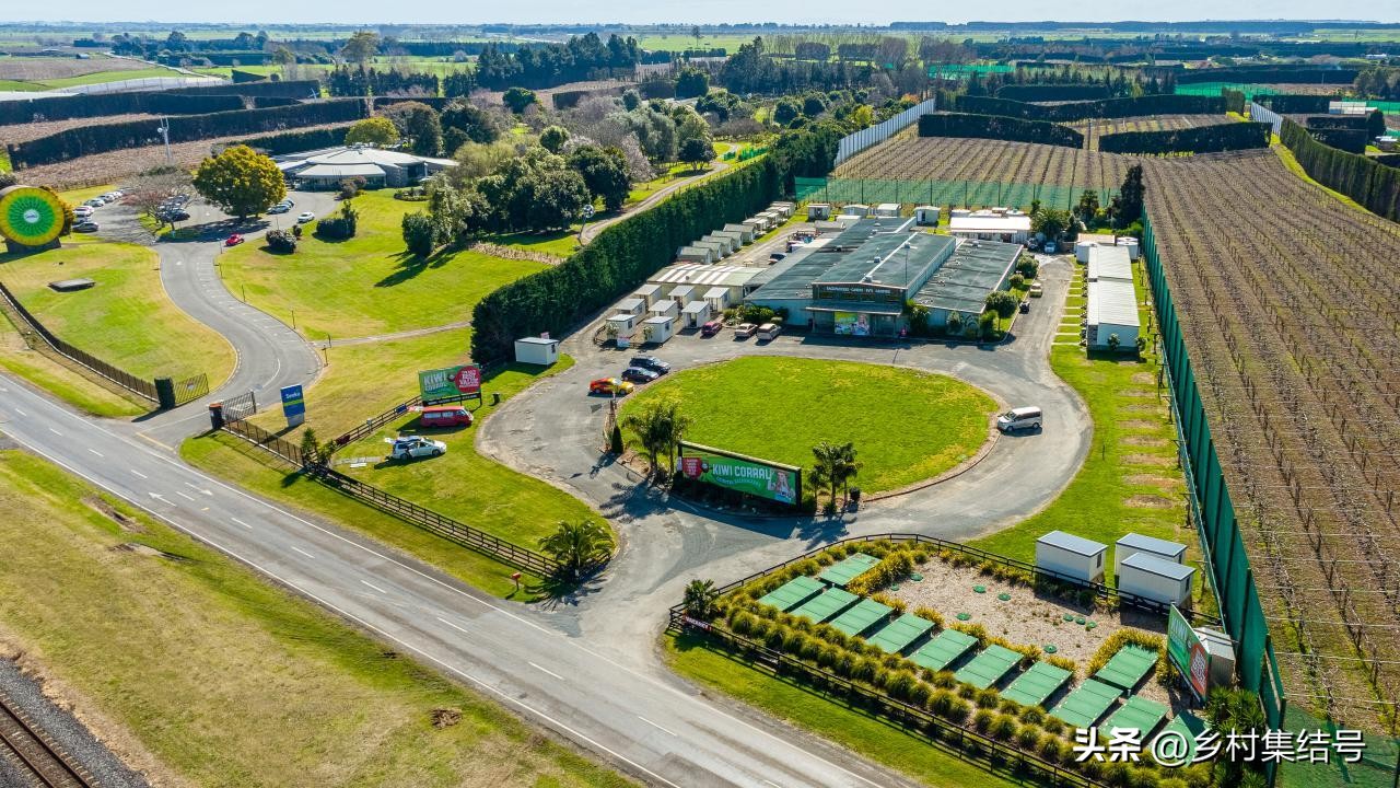 新西兰奇异果小镇蒂普基,奇异果之都蒂普基地形图