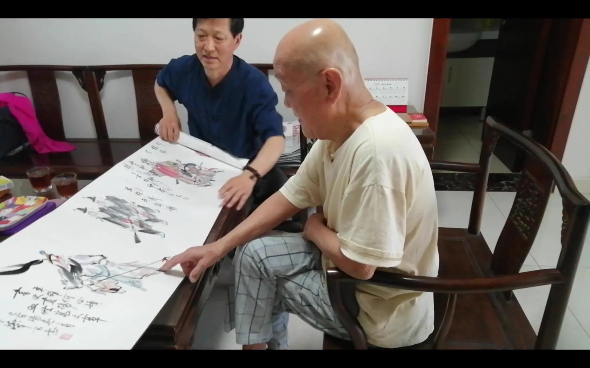 徐雪涛谈：京剧艺术与水墨漫画