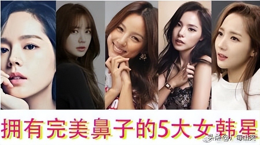 拥有完美鼻子的5大女韩星