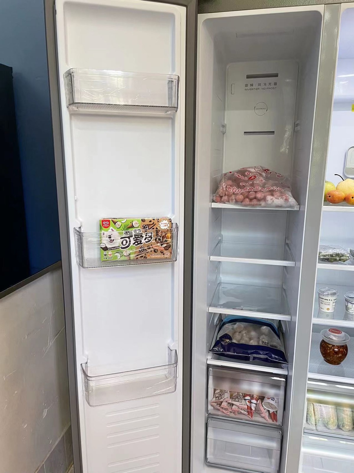 云米冰箱对开门456升变频升级版,云米冰箱对开门版评测