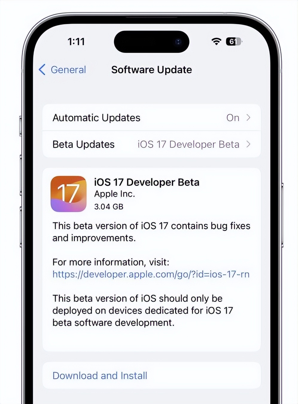 ios17beta怎么升级正式版,iphonex升级ios15.2.1