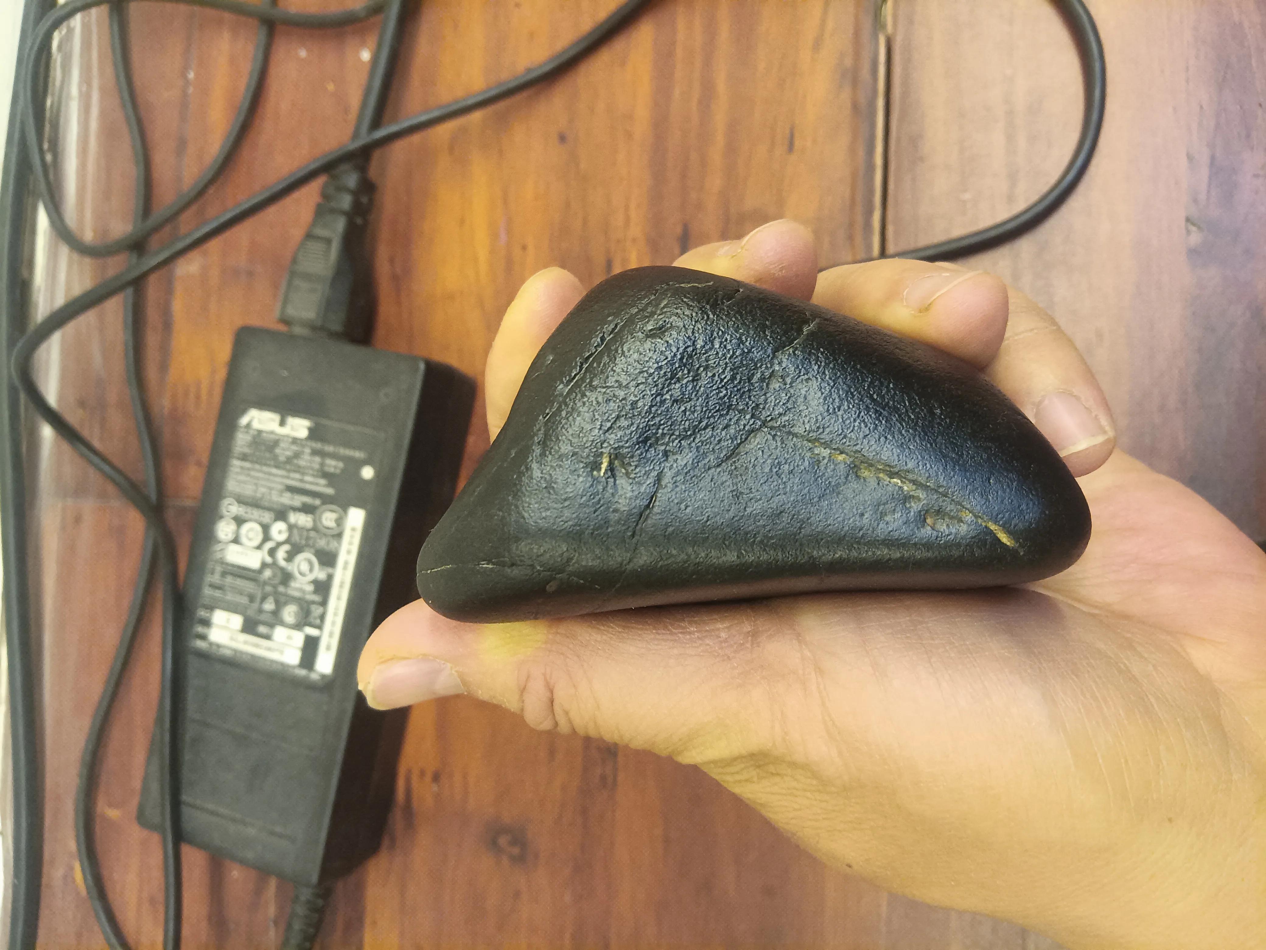 一块和田玉籽料,墨玉县戈壁滩捡玉石