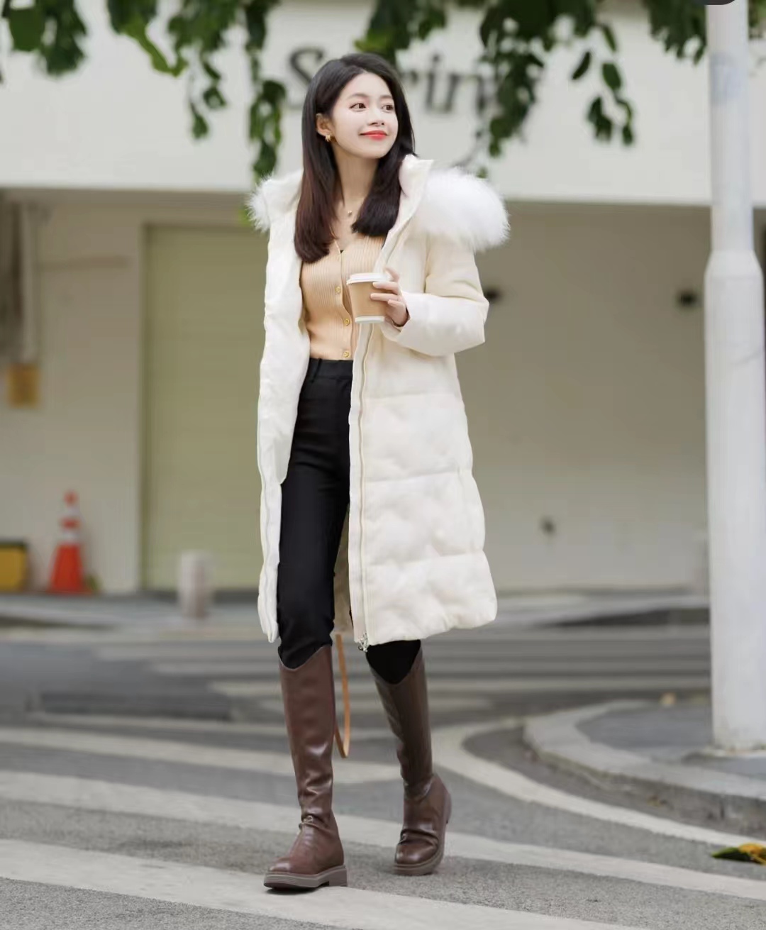 显瘦百搭又好看长筒宽靴,长筒高筒靴显瘦质感好显高