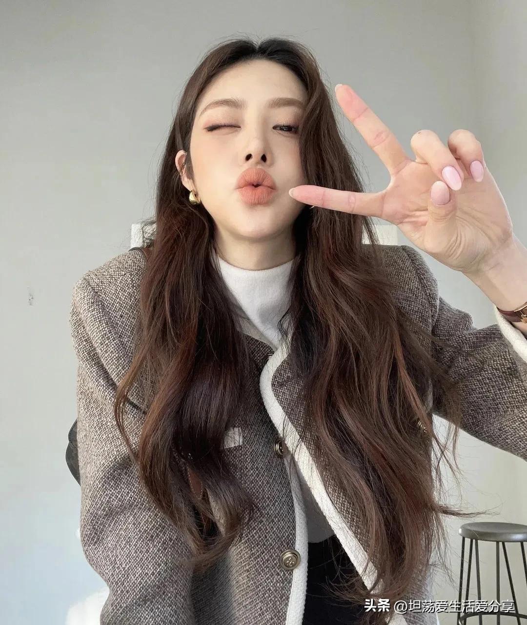 长发空气八字刘海,长发空气刘海适合的发型