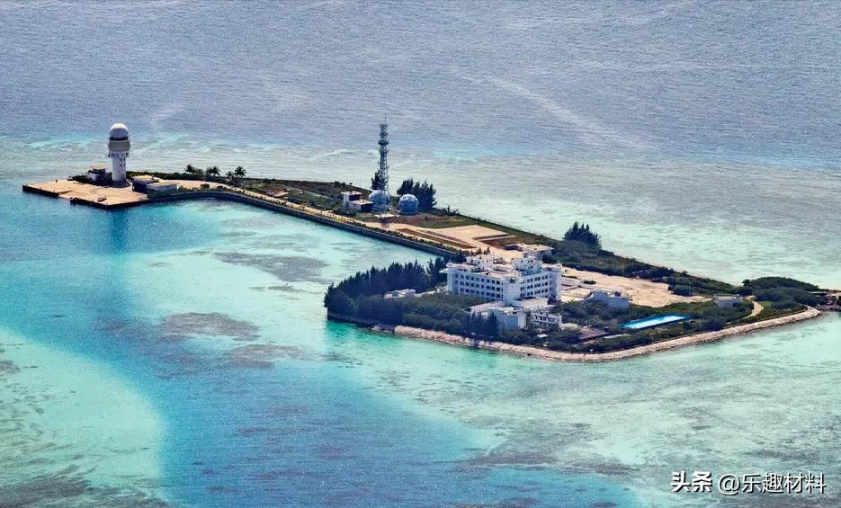 南沙东门礁全景图,南沙东门岛