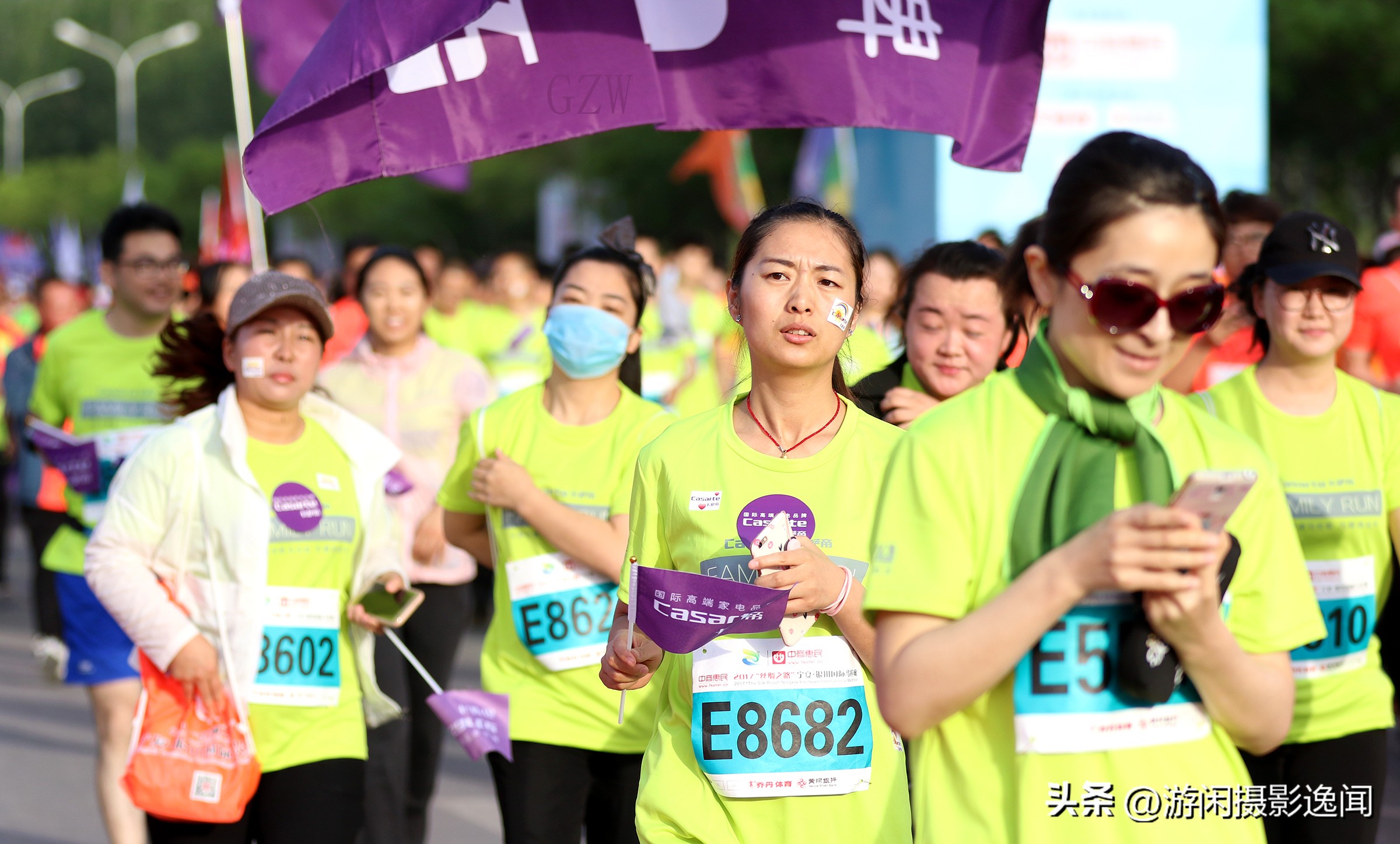 喜迎二十大｜精选照片首届“丝绸之路”宁夏•银川国际马拉松赛