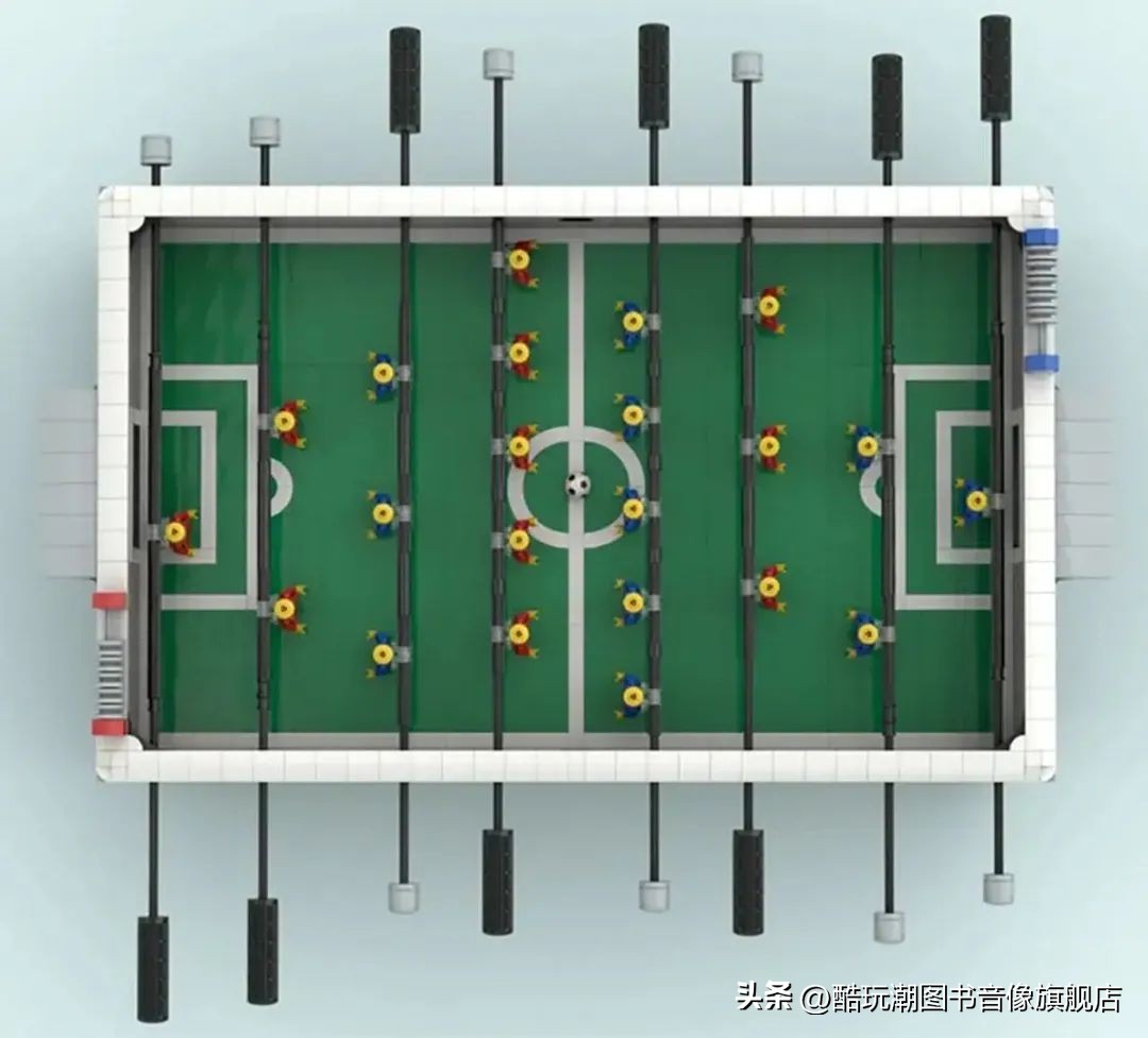乐高19.9元100个小颗粒,乐高11月新品桌上足球测评