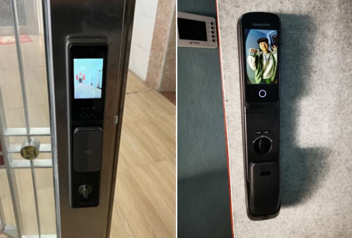 樱花智能锁3d人脸识别可视猫眼款,智能门锁人脸识别可视猫眼推荐