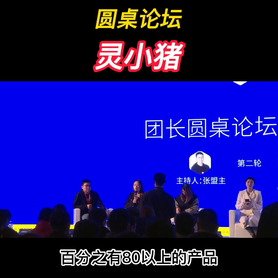 第三届全国团长帮卖大会，灵小猪分享供应商推品要注意！#...