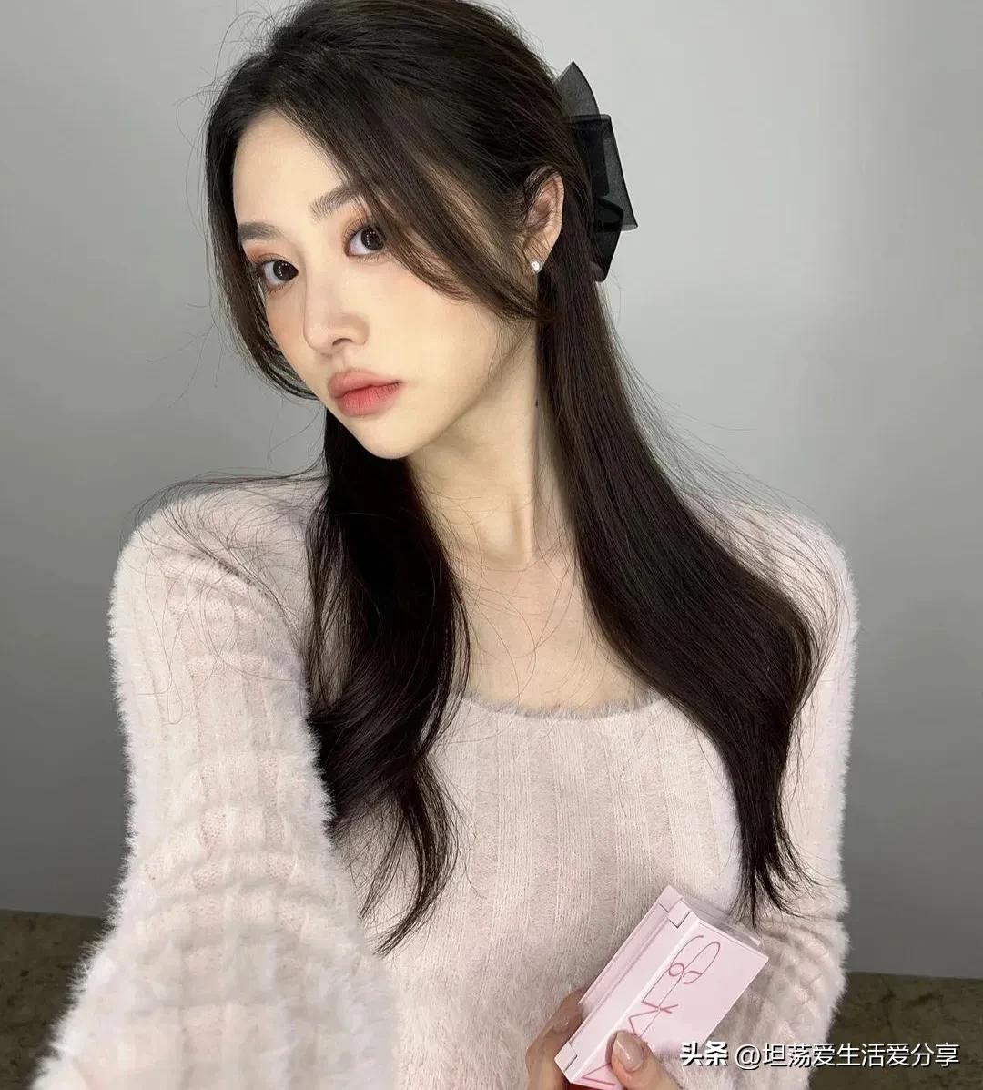 长发空气八字刘海,长发空气刘海适合的发型