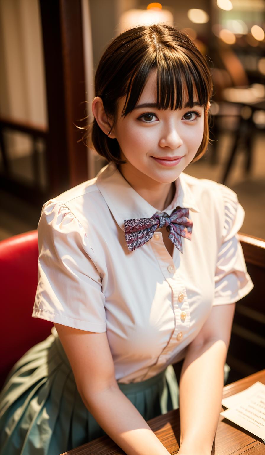 让人保护欲爆棚的女生图片,jk制服又甜又酷的元气少女