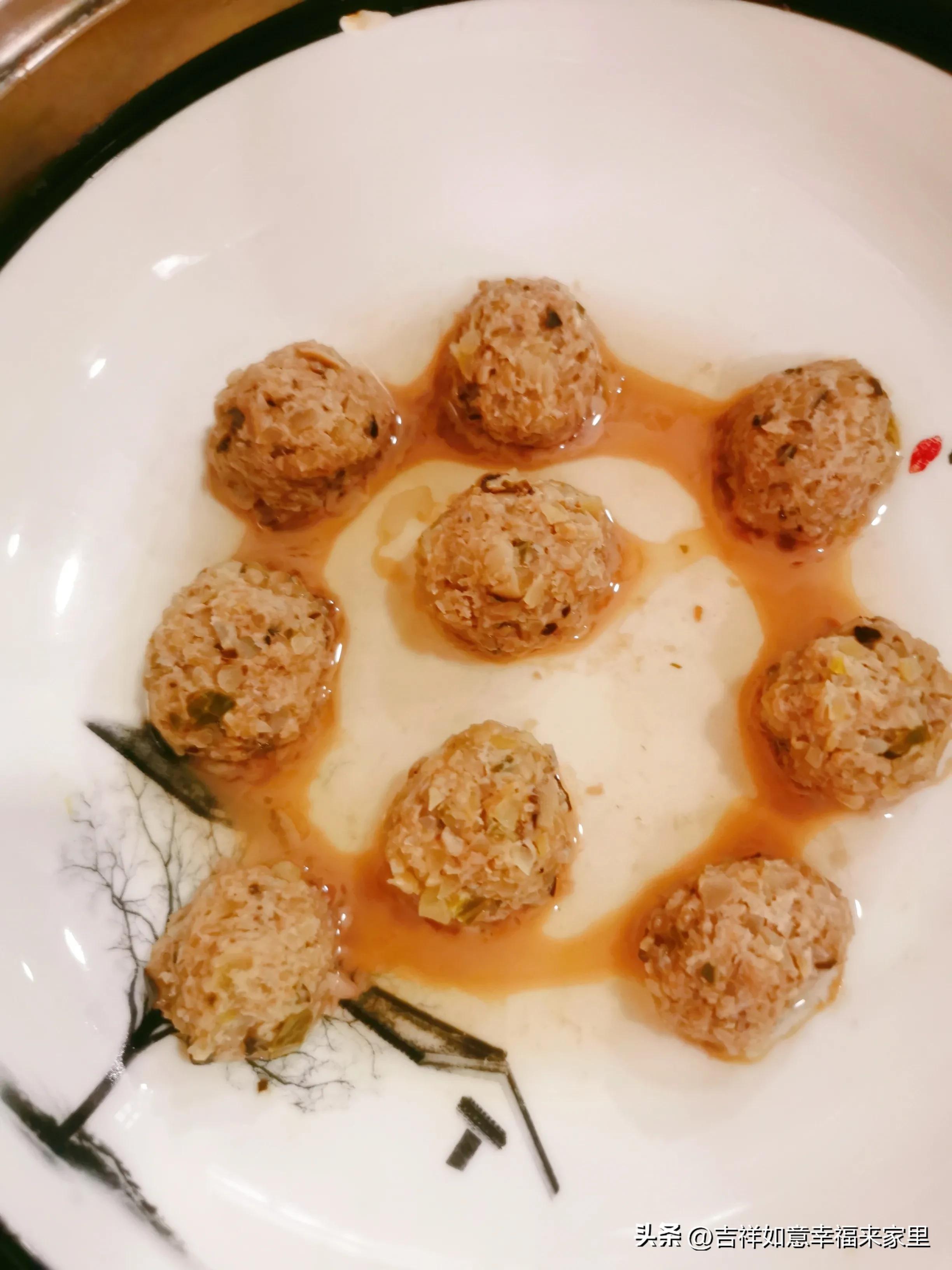 香菇豆腐青菜丸子辅食,宝宝辅食鲜虾土豆西兰花丸子