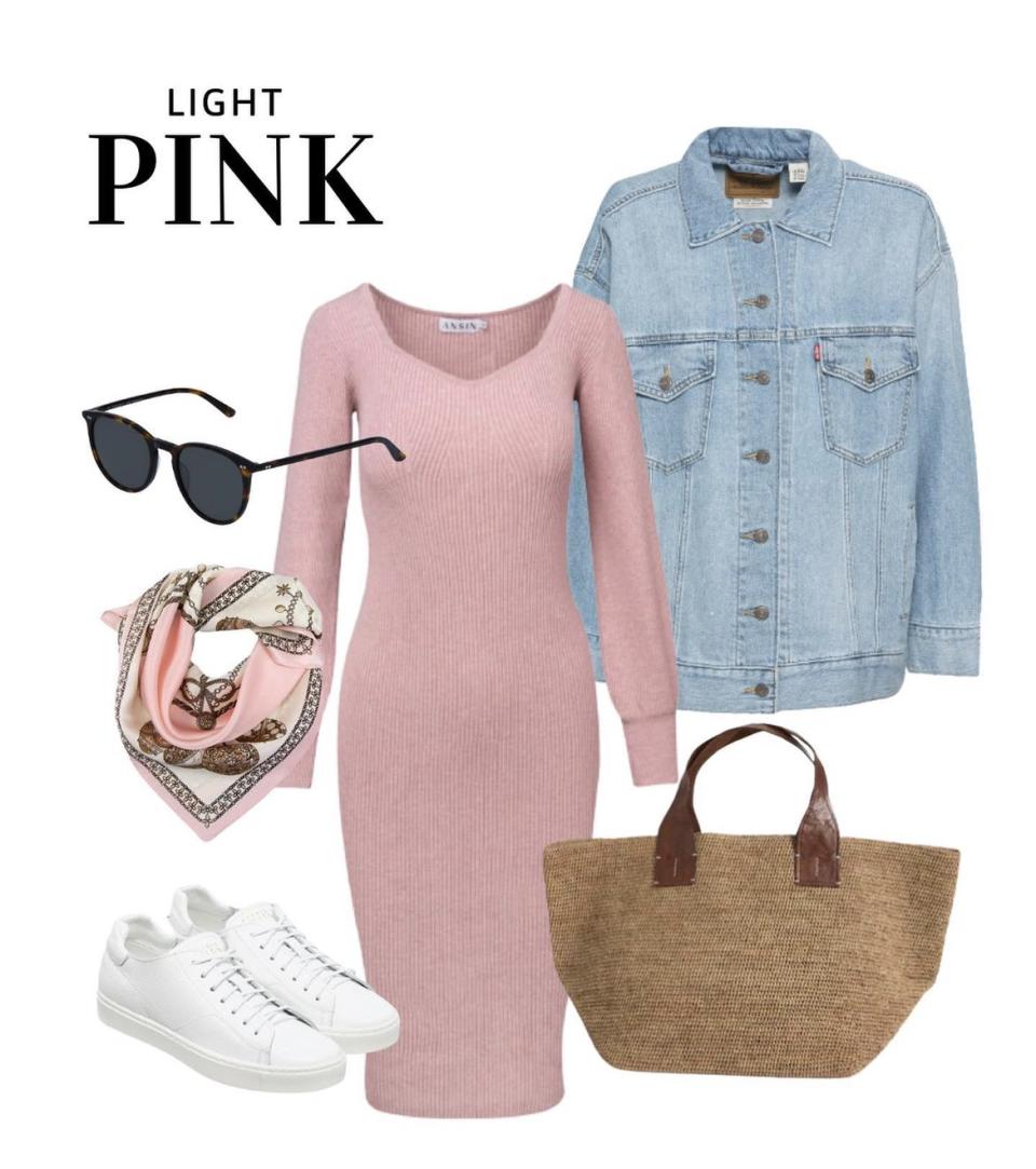 热门粉色系的搭配也太好看了,粉色系搭配图高级感