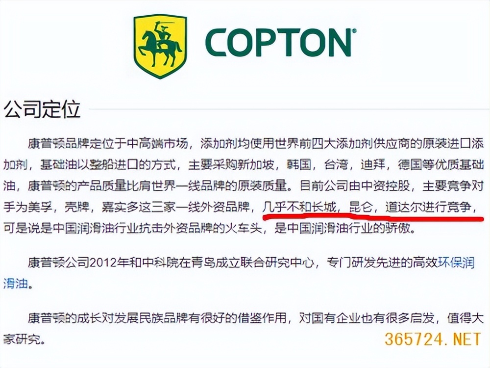 修改润滑油行业现状分析,康普顿为什么一直跌