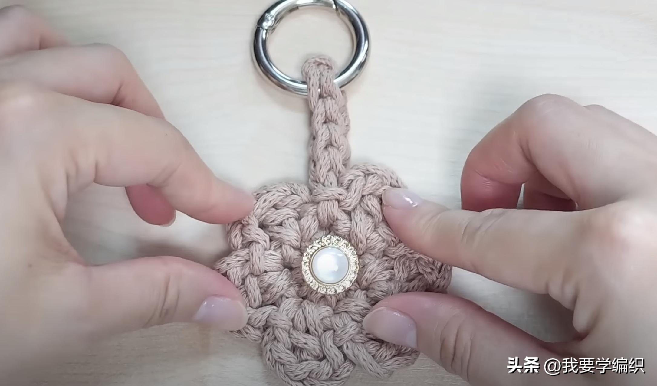 适合小姑娘提的手提包编织教程,小巧型编织包